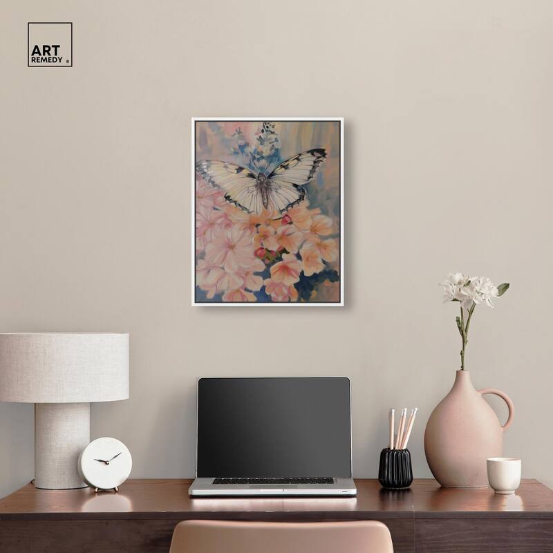 Moonstone Monarch Canvas by Art Remedy