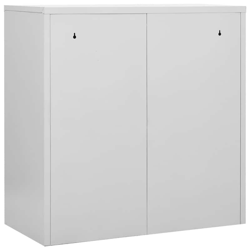 vidaXL Cabinet Home Office Storage File Cabinet with Lockers for School Steel