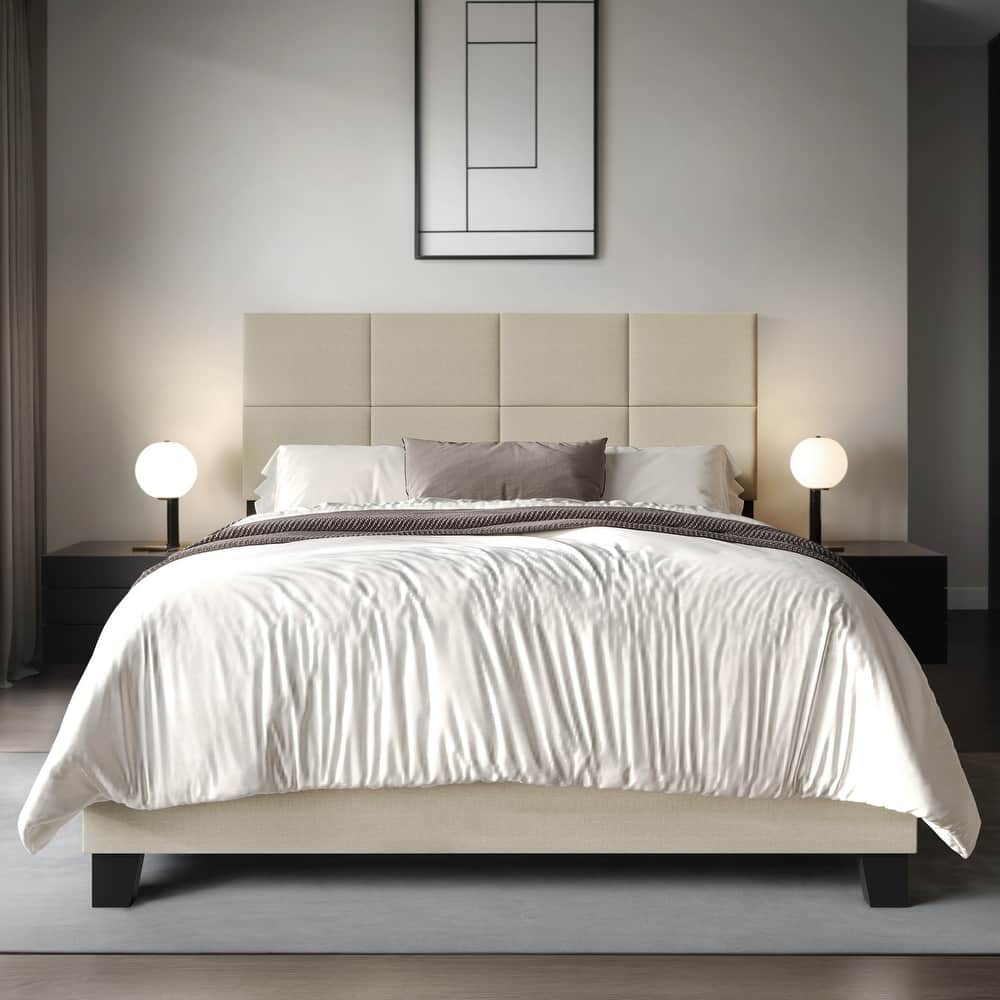 Clayfell Lufkin Upholstered Panel Bed