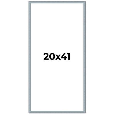 20x41 Frame Rustic Sky Blue Solid Wood Picture Frame | 0.75 Inch