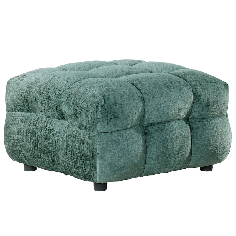 StyleCraft Amalfi Oversized Ottoman - Aqua