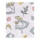 preview thumbnail 1 of 2, Disney Alice in Wonderland Light Blue, Pink, Yellow, and White Super Soft Plush Baby Blanket