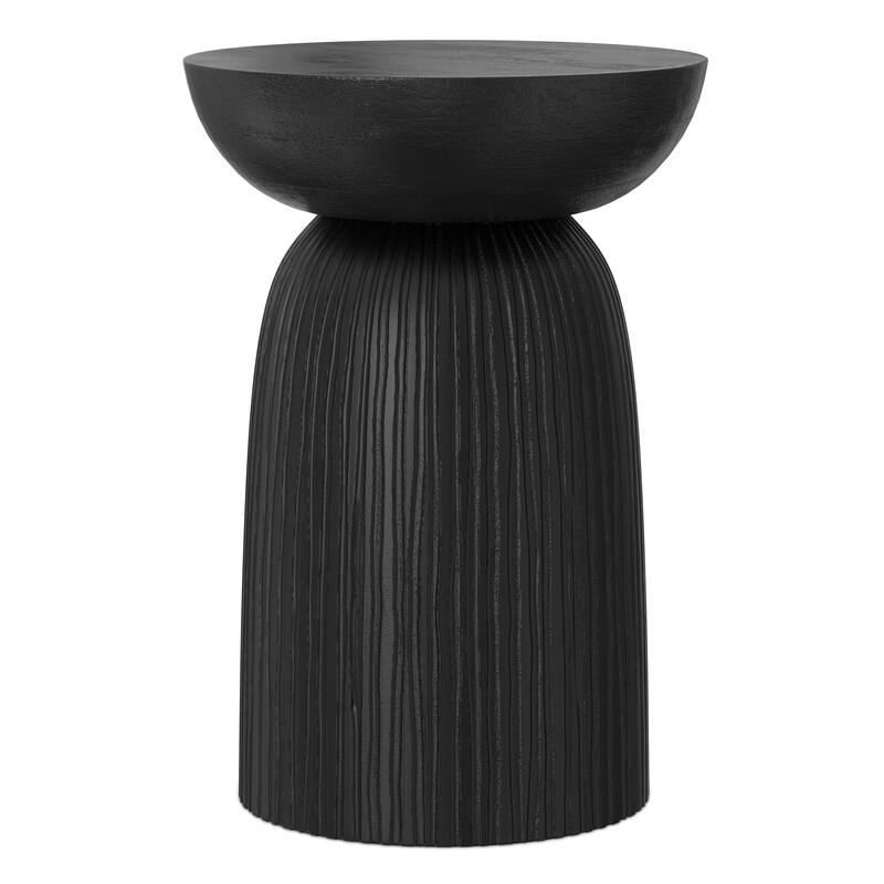 WYNDENHALL Willis 13" Wide Solid Wood Contemporary Accent Table & Fully Assembled - 12.6" D x 12.6" W x 17.7" H