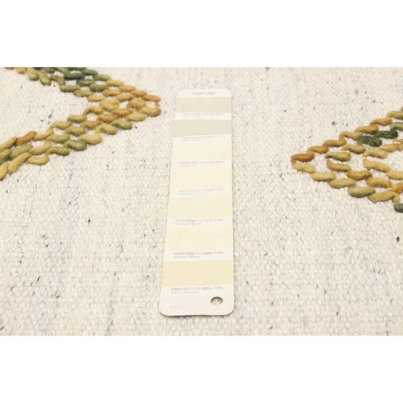 ECARPETGALLERY Braid weave Sienna Cream Wool Rug - 5'5 x 8'0