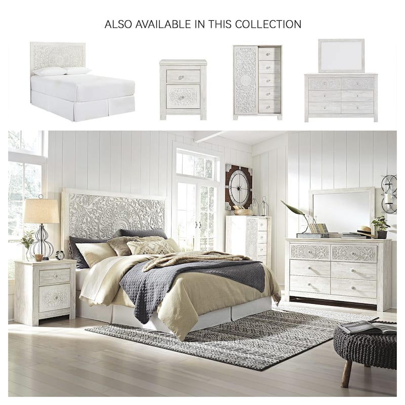 Signature Design by Ashley Paxberry White Dresser and Mirror
