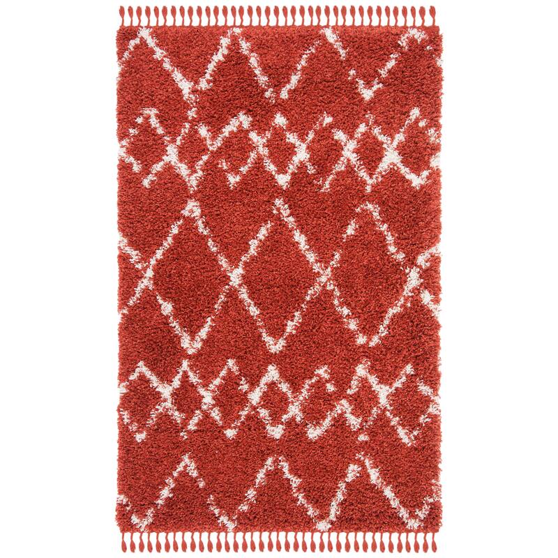 SAFAVIEH Pro Lux Shag Darcia Moroccan Tassel 2.4-inch Thick