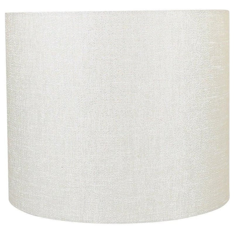 Classic Drum Metallic Fabric Lamp Shade, 8" to 16" Bottom Size