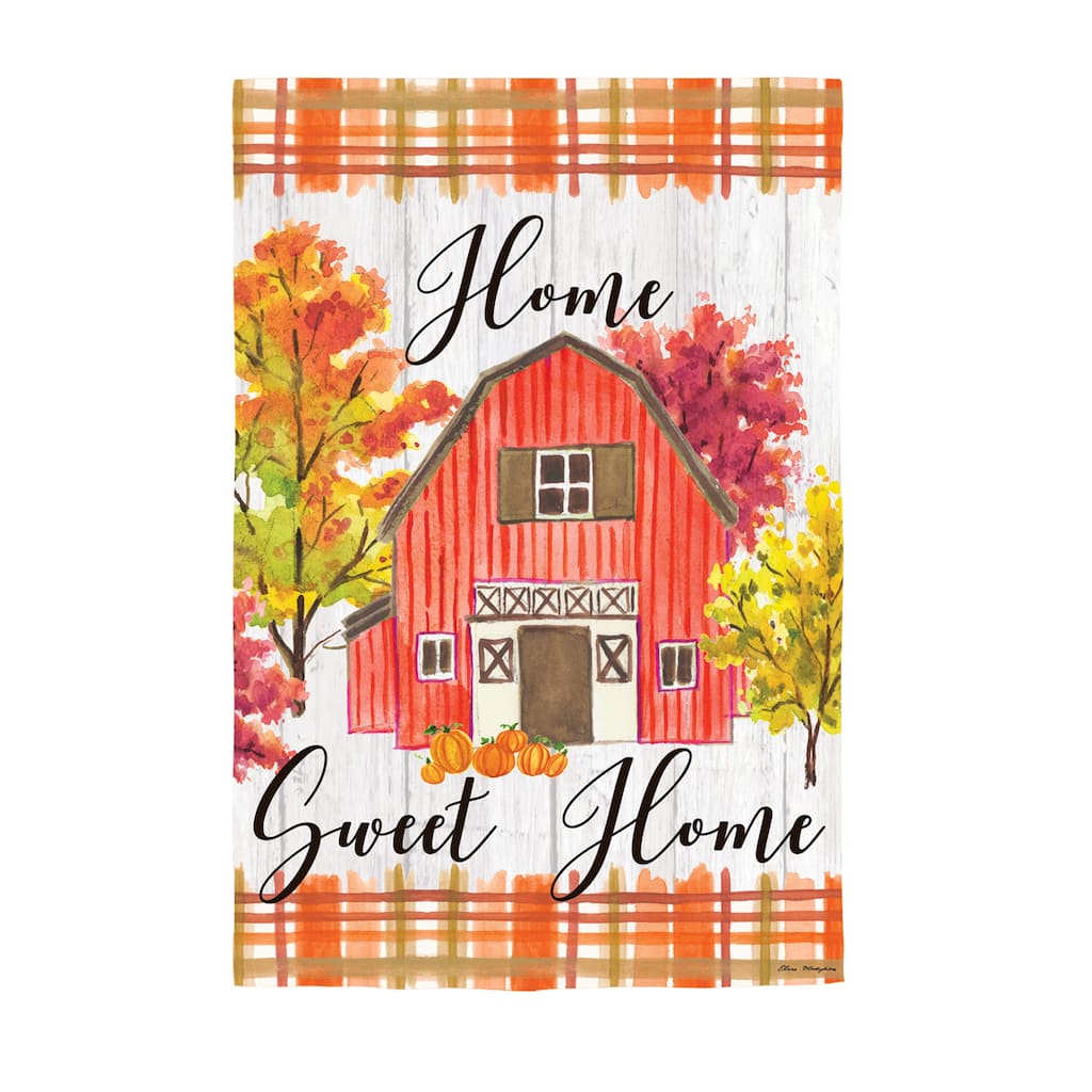 Home Sweet Home Moire Garden Flag