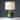 3-Way Green Ceramic Table Lamp with Drum Shade - 23 in. H