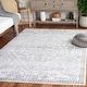 preview thumbnail 2 of 11, SAFAVIEH Layla Sinefta Shabby Chic Farmhouse Rug 4'5" x 6'5" - Ivory Grey/Charcoal - Rectangle