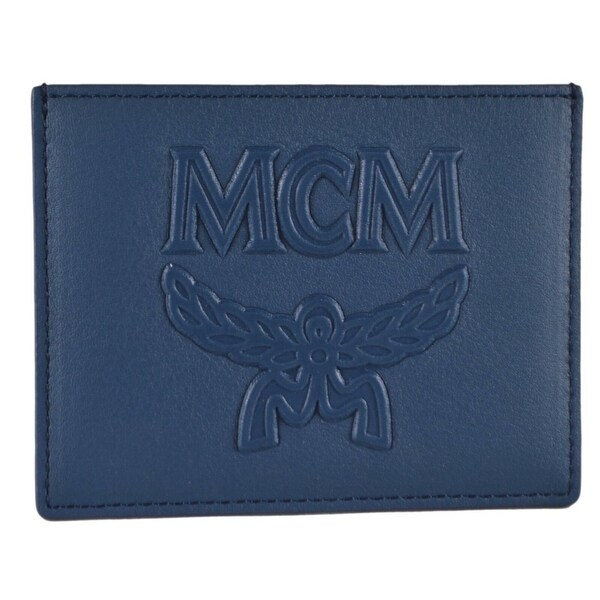 mcm blue wallet