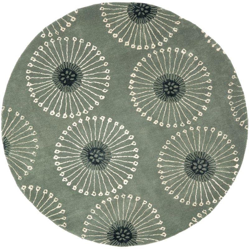 SAFAVIEH Handmade Soho Chimere Dandelion Pattern New Zealand Wool