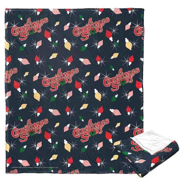 Warner Brothers A Christmas Story Silk Touch Throw Blanket