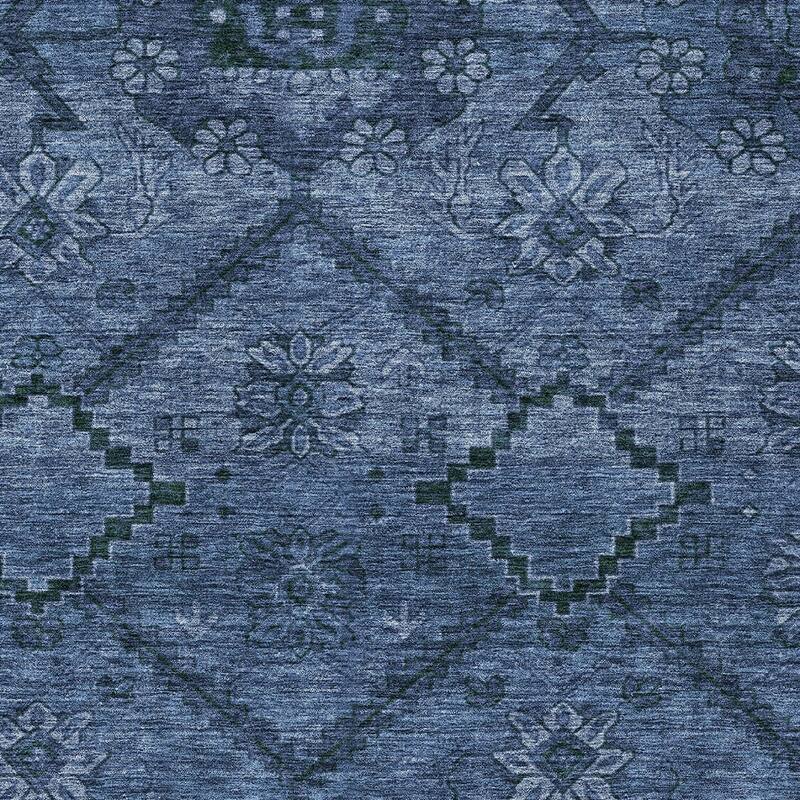 HomeRoots Floral Transitional Rectangle Outdoor Rug