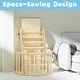 preview thumbnail 3 of 25, Foldable Pikler Triangle Set Toddler Wood Montessori Climbing Toys