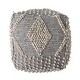 preview thumbnail 38 of 53, Brinket Boho Cube Yarn Pouf by Christopher Knight Home