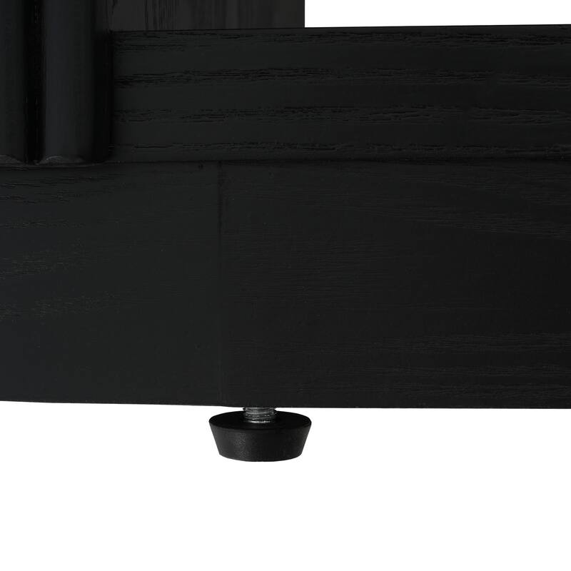 Slim Sofa Table with Open Shelf AND Elegant Wood Grain