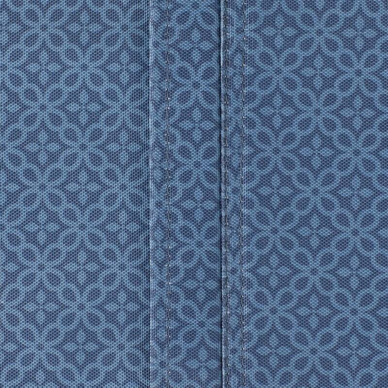 DII Stone Tonal Lattice Print Outdoor Tablecloth With Zipper 60 Round