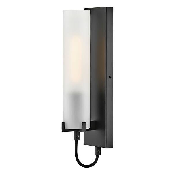 slide 2 of 6, Hinkley Lighting 37850-WH Ryden 16" Tall Wall Sconce Black