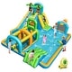 preview thumbnail 9 of 7, Outdoor Blow Up Waterslides w/Basketball Rim & Splash Pool for Party with 735W Blower