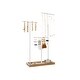 preview thumbnail 4 of 5, SONGMICS 2-in-1 Jewelry Display Stand Holder,Jewelry Rack Tree with 3 T-Shape Metal Bars with Holes, Storage Tray, Adjustable