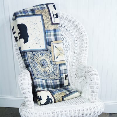 Forest Symbols Microfiber Throw Blanket from Your Lifestyle by Donna Sharp