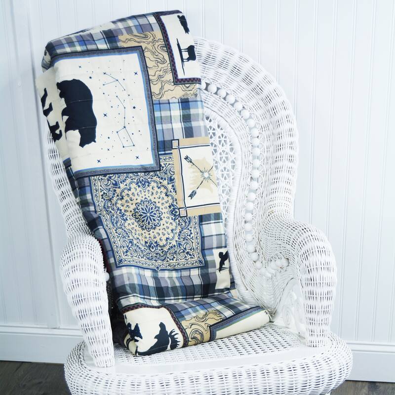 Forest Symbols Microfiber Throw Blanket from Your Lifestyle by Donna Sharp