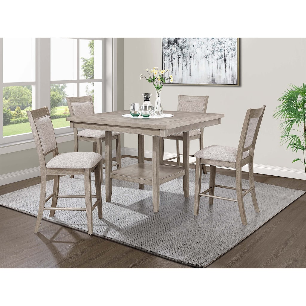 Farmhouse Style 2pc Counter Height Chair