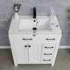 preview thumbnail 87 of 143, Modern Bathroom Vanity with Sink & Faucet Storage Cabinet Set