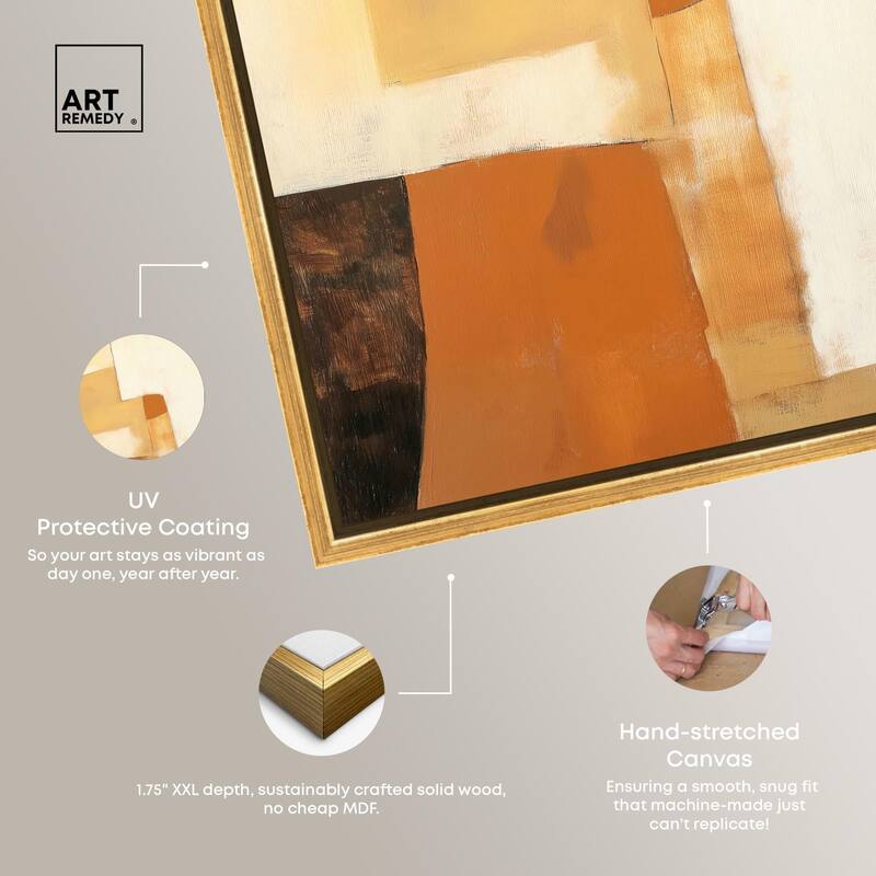 Clay and Canvas II Canvas by Art Remedy