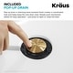preview thumbnail 30 of 97, KRAUS Indy Single Handle Vessel Bathroom Faucet with Pop Up Drain