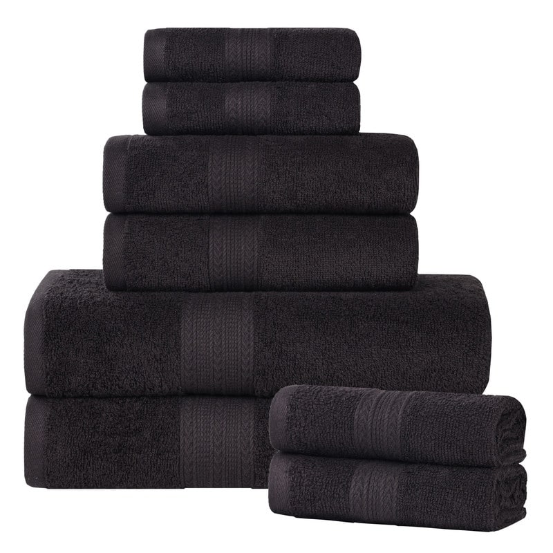 Superior Eco-Friendly Cotton 8-Piece Towel Set