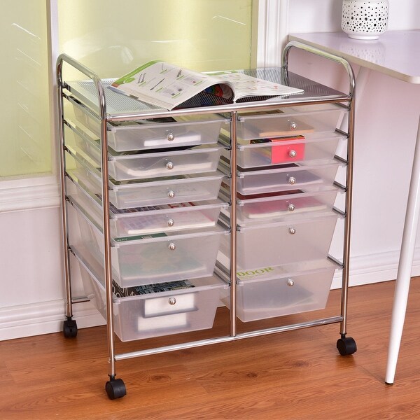 12 drawer cheap rolling cart