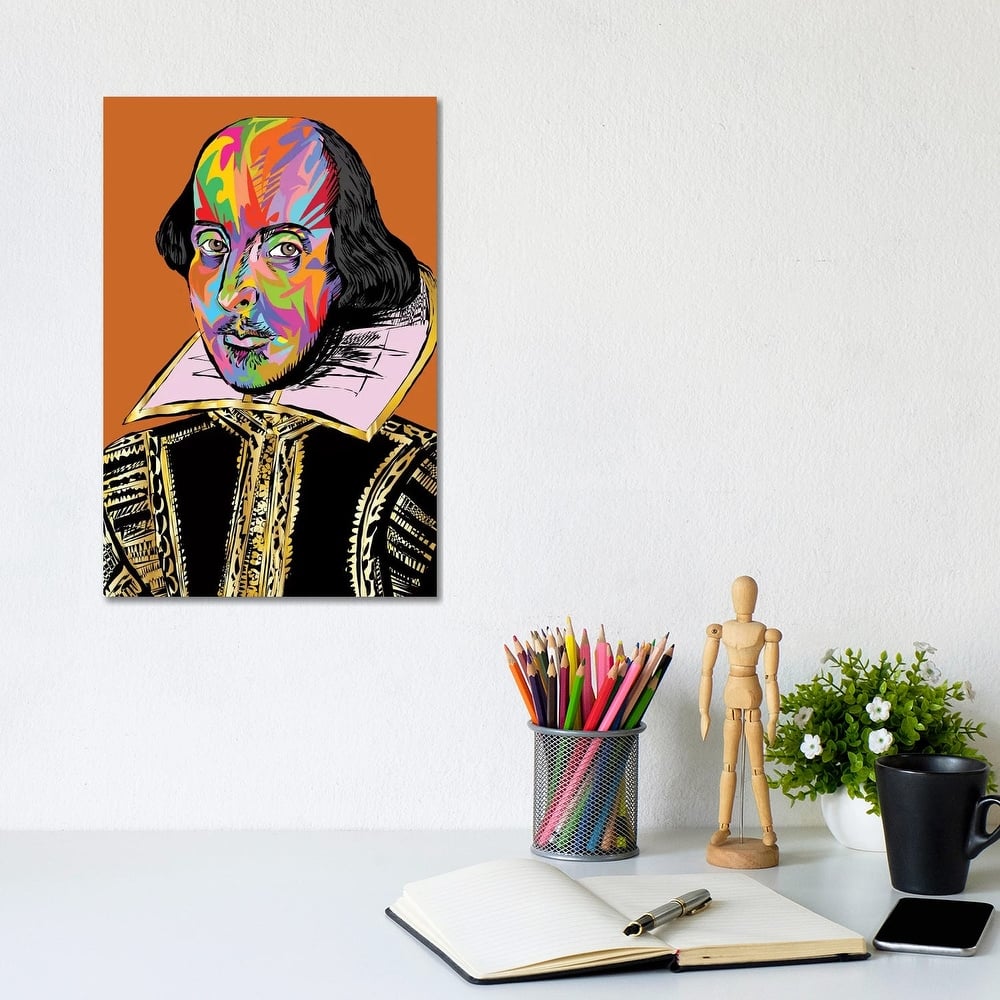 iCanvas "Shakespeare" by TECHNODROME1 Canvas Print