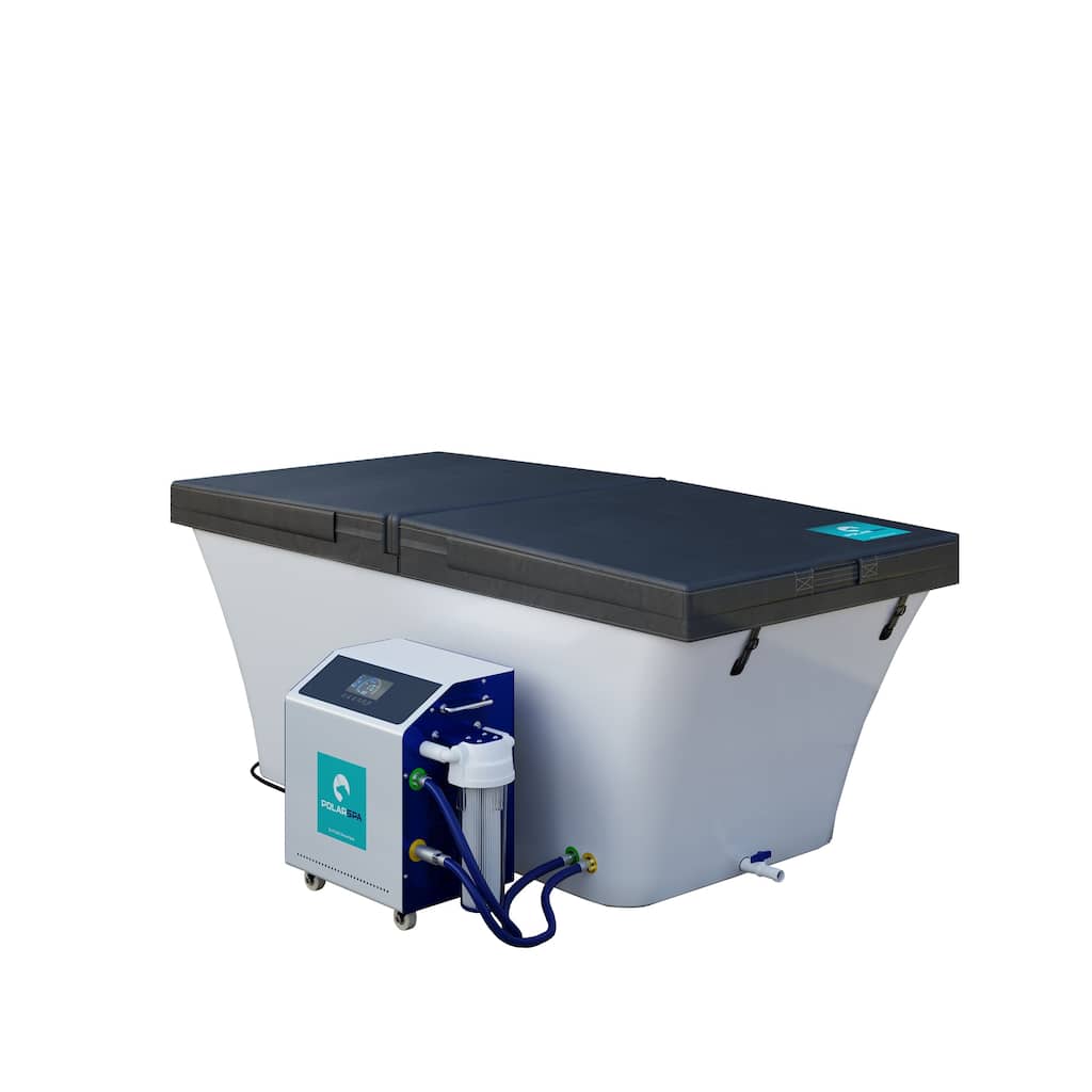 PULSE PolarSpa 67 inch Cold Plunge Tub with Chiller and Heater, Filtration System and Cover
