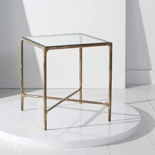 SAFAVIEH Couture Jessa Forged Metal Square End Table - 18"W x 18"D x 20"H