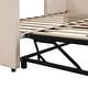 preview thumbnail 10 of 33, Twin Size Upholstered Daybed with Pop up Trundle & Wood Slat Support