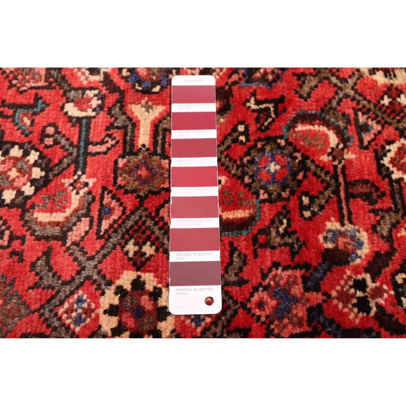 ECARPETGALLERY Hand-knotted Andelz Red Wool Rug - 5'4 x 11'4