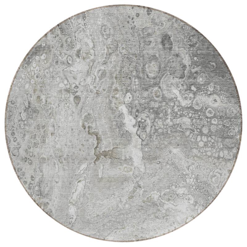 HomeRoots Abstract Contemporary Rectangle Outdoor Rug