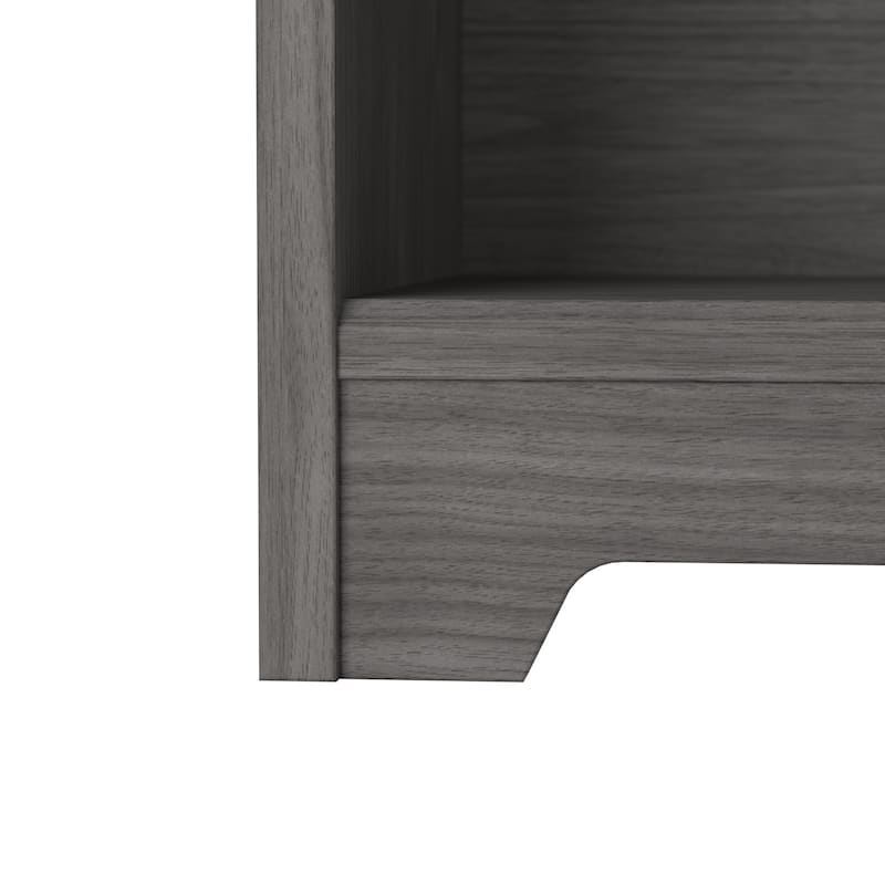 Bush Furniture Cabot 52W Standing Corner Desk with Shelves