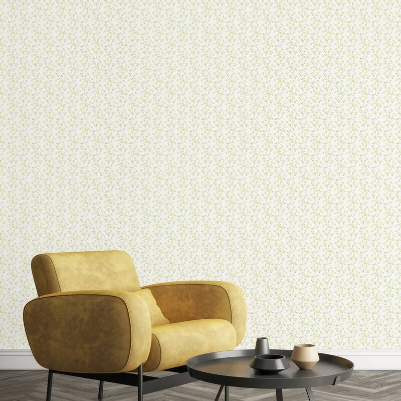 Galerie Wallcoverings Miniatures 3 Collection Blossom Branch Matte Finish Vinyl on Non-woven Wallpaper Roll