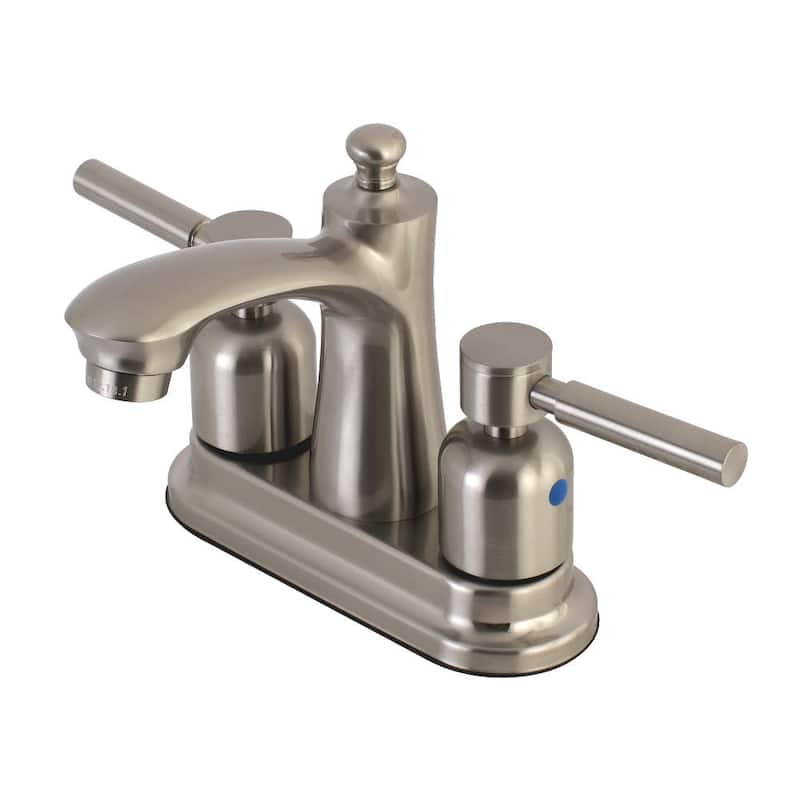 Kingston Brass Concord 1.2 GPM Centerset Bathroom Faucet with Metal - Brushed Nickel