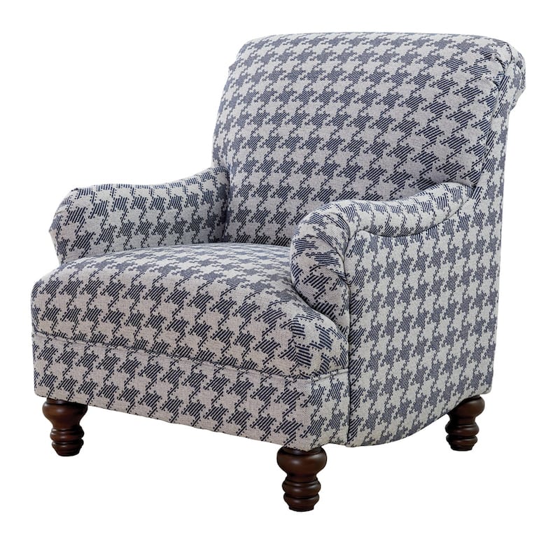 Glenn Upholstered English Arm Accent Chair