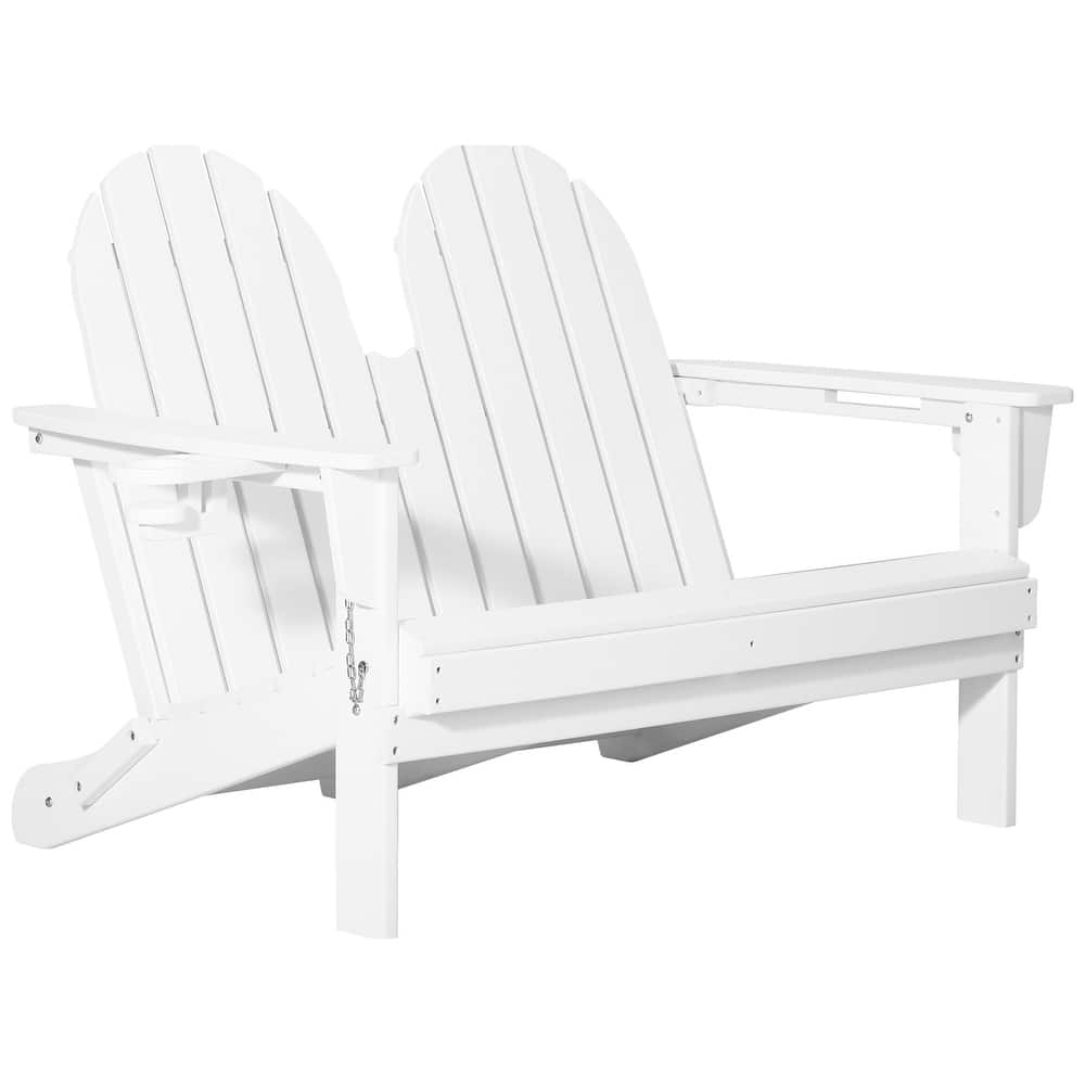 Hanniford Poly Adirondack 49 Inch Folding Bench