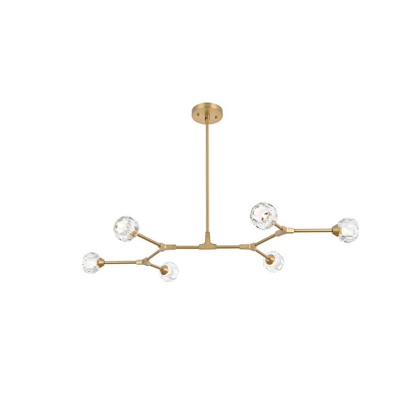 Indigo Home 6 Light Pendant - Gold