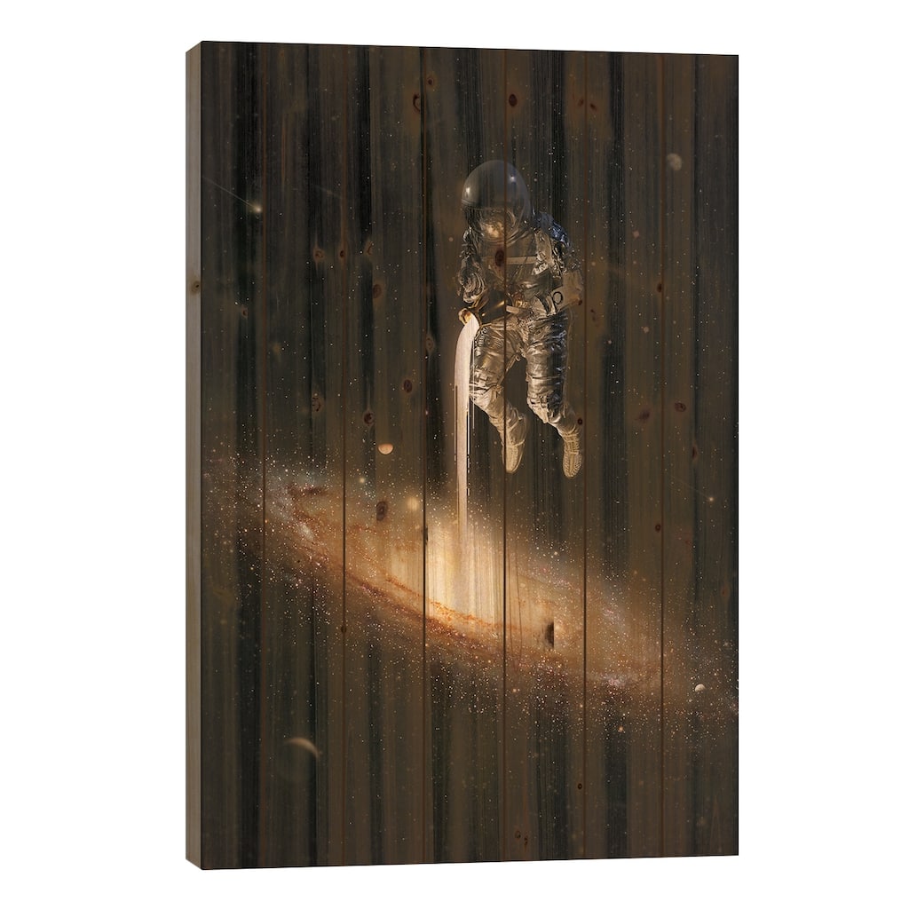 The Milky Way Print On Wood by Nicebleed - Multi-Color