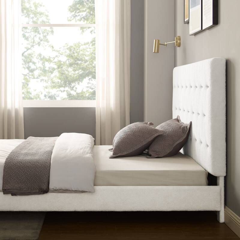 Corvus Somme Tufted Upholstered Platform Bed