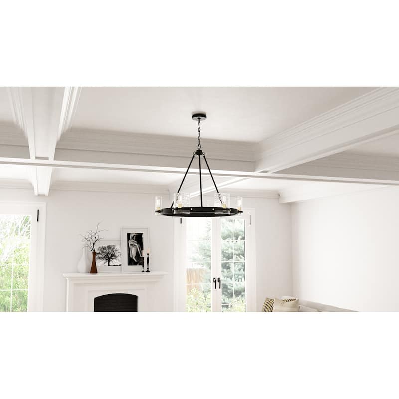 Gloucester 6-Light Matte Black Chandelier