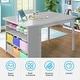 preview thumbnail 2 of 15, Mixoy Kids Table and Chair Set,Child Crafting table with Paper Roller and Removable Storage Box, Art Storage for Kids Reading