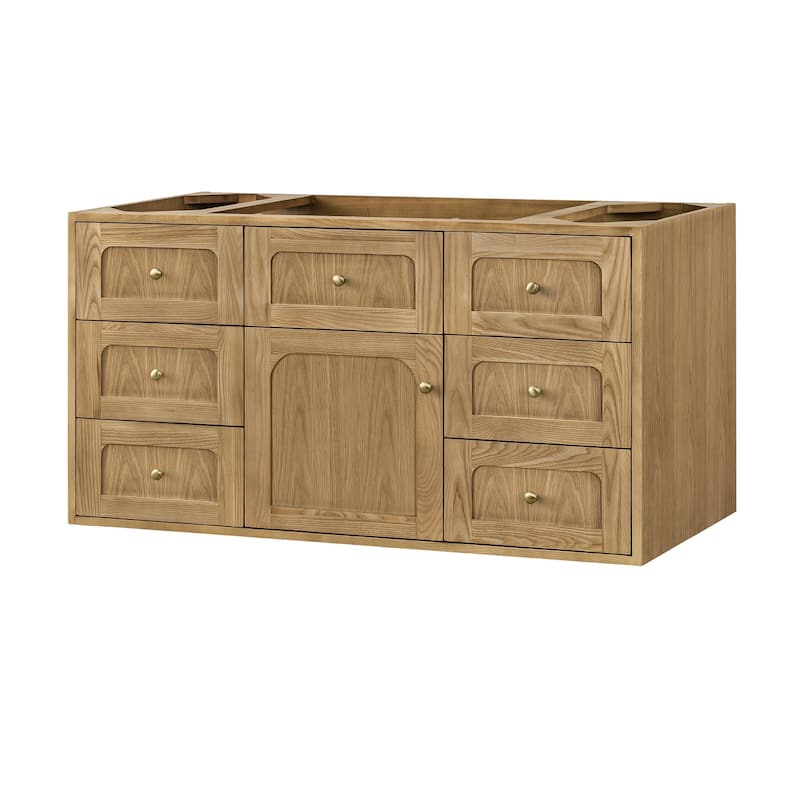 James Martin Vanities Laurent 48" Single Vanity, Light Natural Oak
